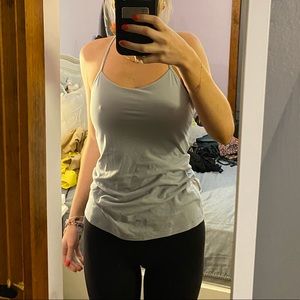 Grey Lululemon Tank Top